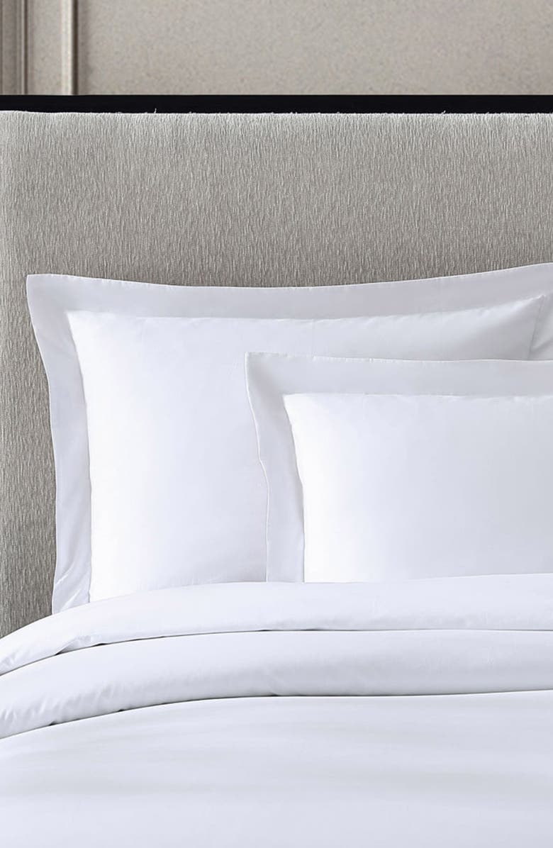 Pure Parima 500 Thread Count Egyptian Cotton Sateen Ultra Sateen 3-Piece Duvet Cover Set, Main, color, White