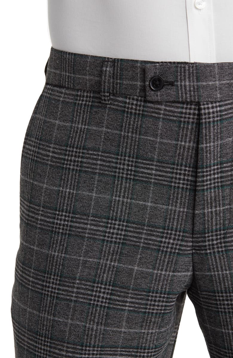 SAVILE ROW CO Textured Plaid Two-Piece Suit, Alternate, color,