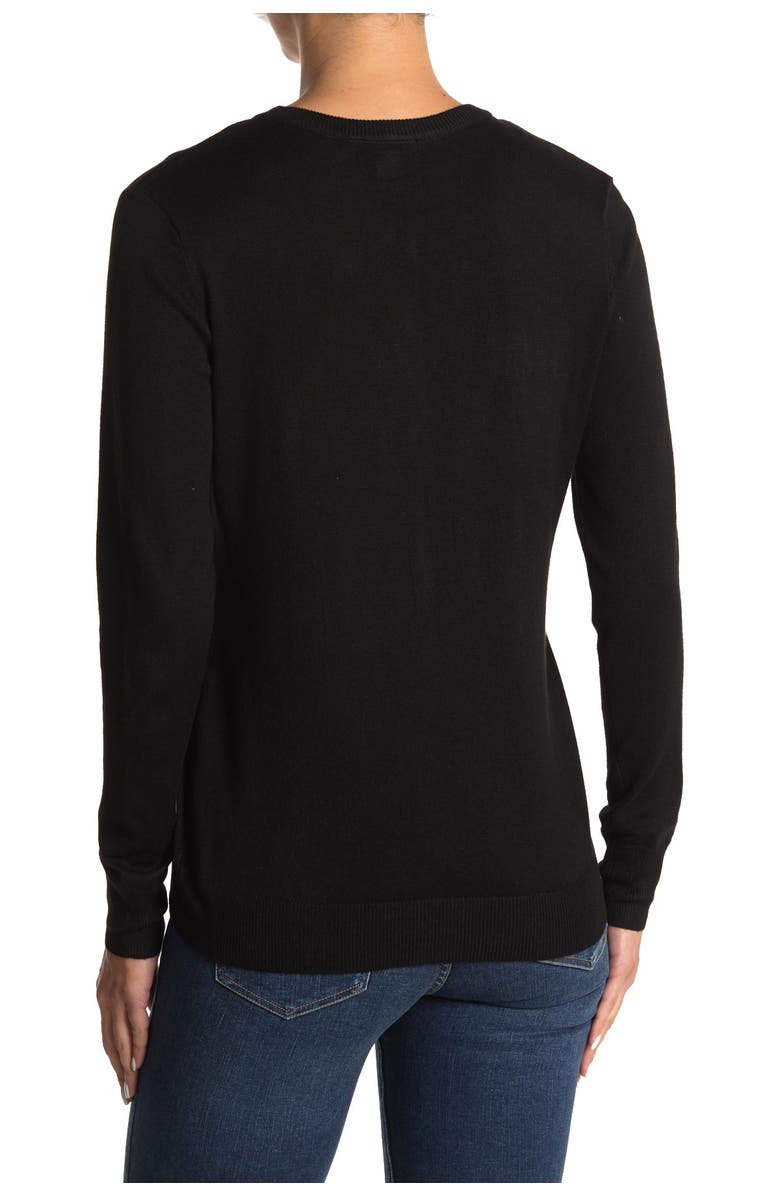 BY DESIGN Lightweight Garden Cardigan, Alternate, color, Black