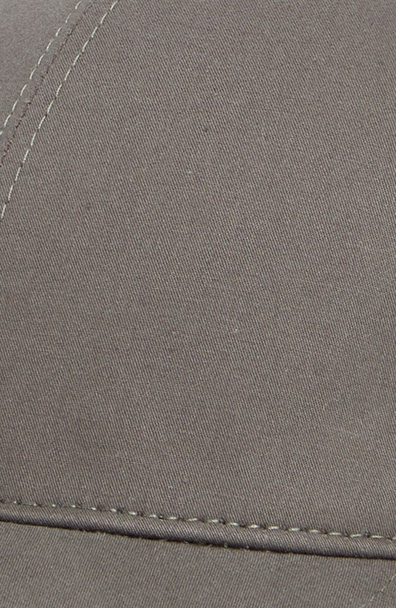 Vince Lux Adjustable 6-Panel Cotton Gabardine Baseball Cap, Alternate, color, Charcoal