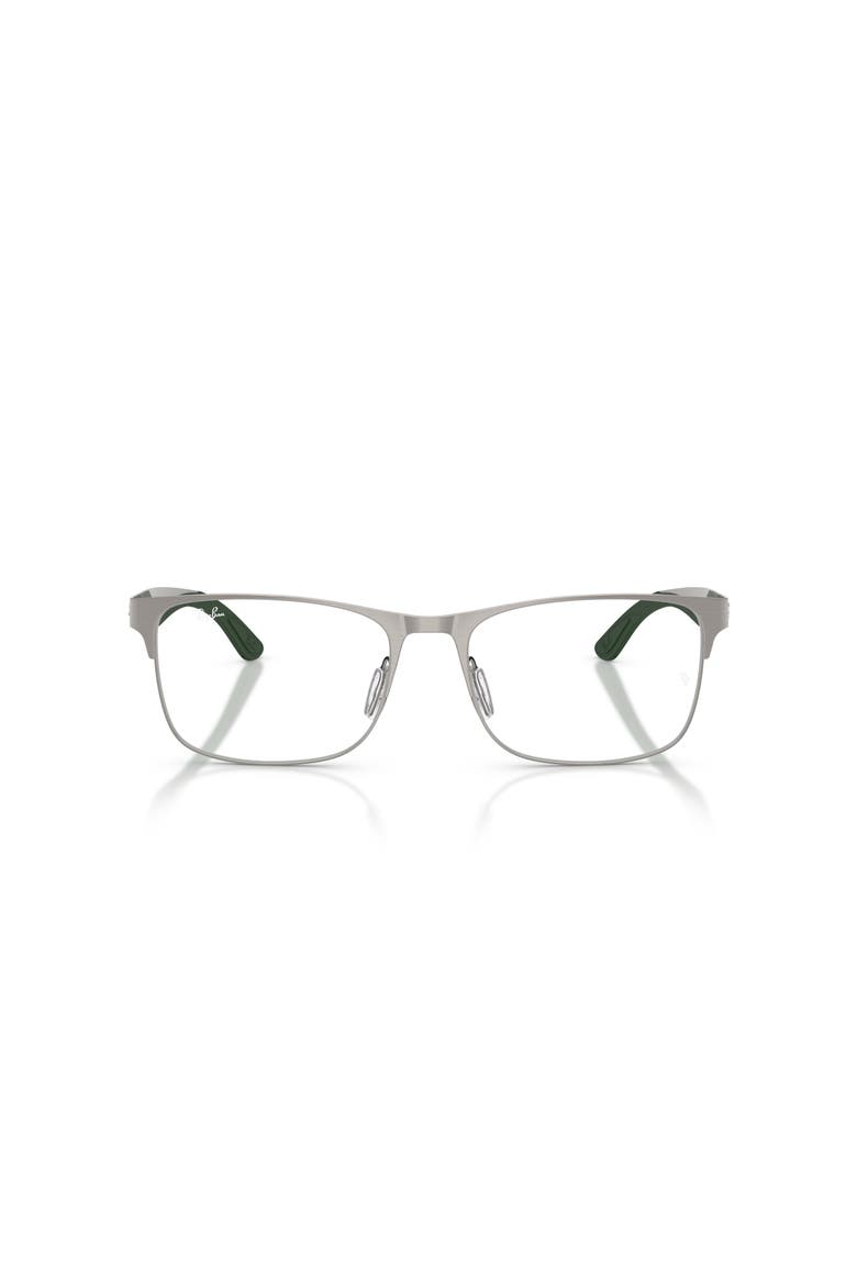 55mm Rectangle optical glasses, Alternate, color, Grey