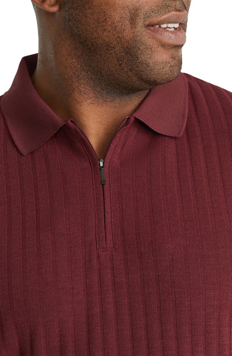 Johnny Bigg Page Zip Rib Polo, Alternate, color, 