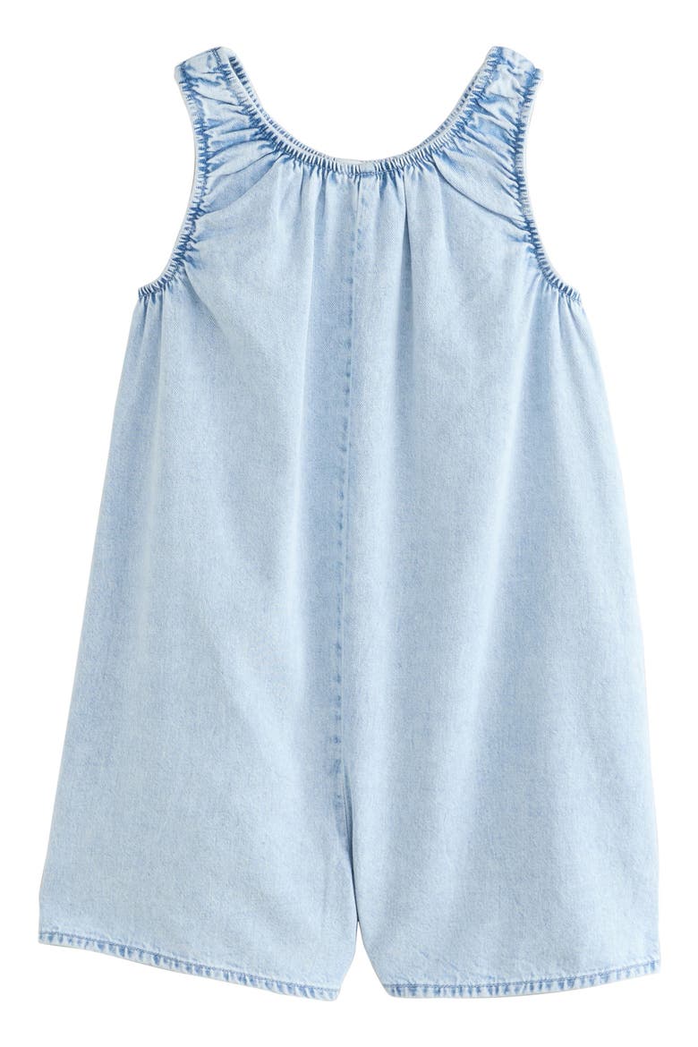Kids' Denim Romper, Main, color, BLUE