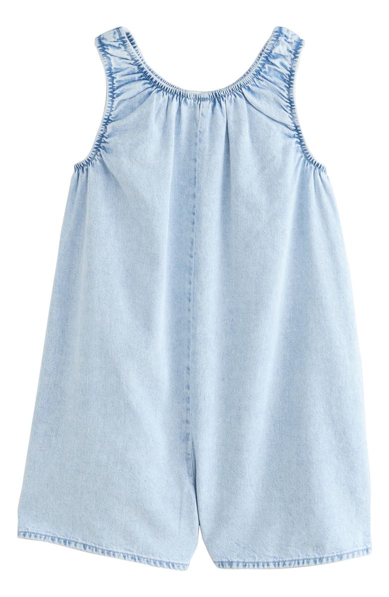 NEXT Kids' Denim Romper, Main, color, Blue