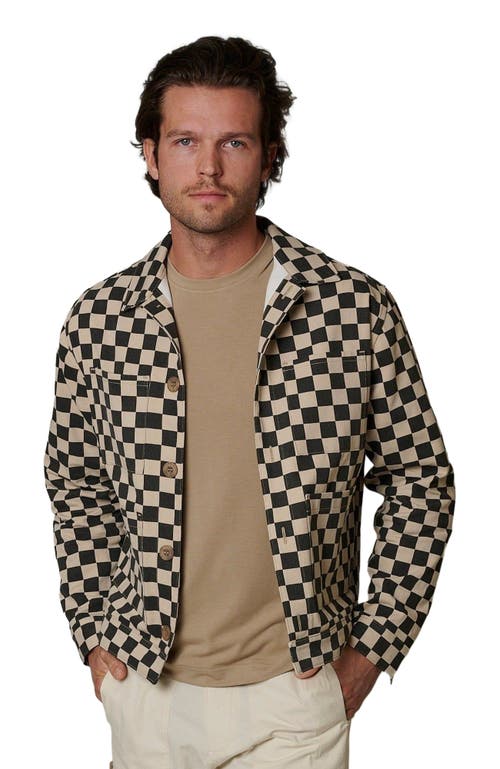 LEISURE LAB Checkmate Ranch Jacket in Beige Checkered  product