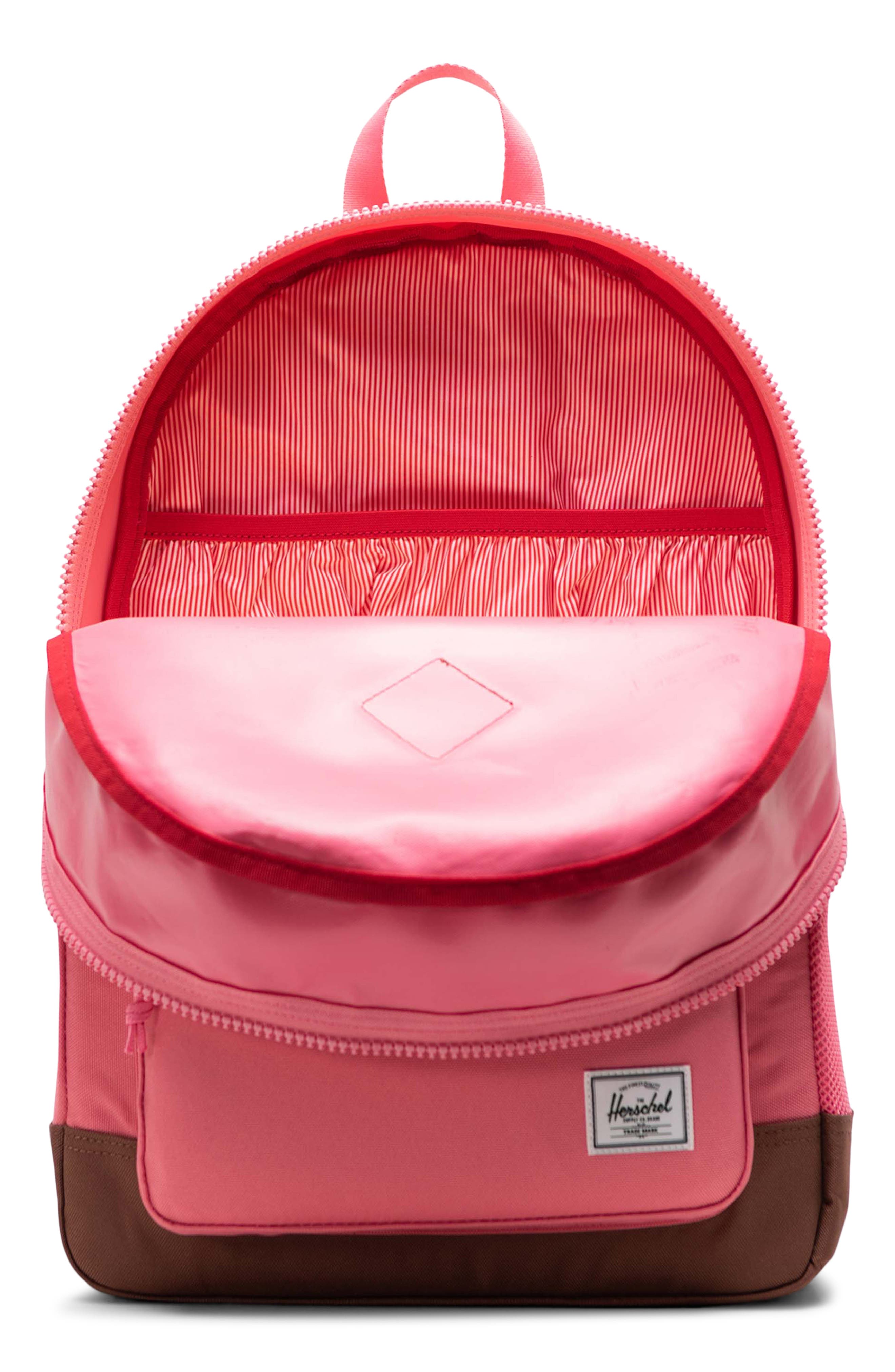 Herschel Supply Co. Kids' Heritage Youth Backpack, Alternate, color, Confetti/ Saddle Brown