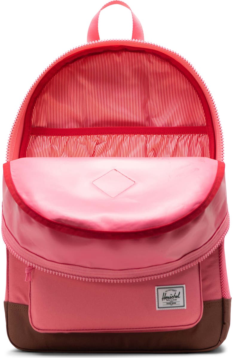 Herschel Supply Co. Kids' Heritage Youth Backpack, Alternate, color, Confetti/ Saddle Brown