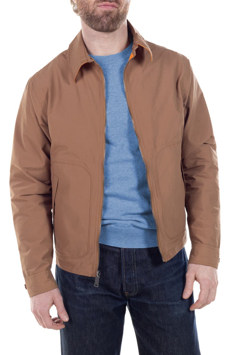 Schott NYC Waterproof Reversible Windbreaker Jacket, Main, color,