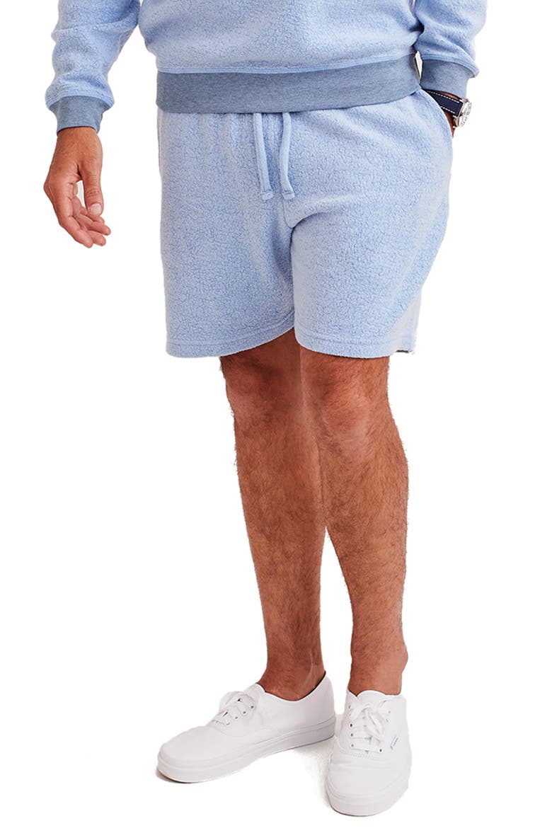 Fleece Sweatshorts, Main, color, BLUE BELL