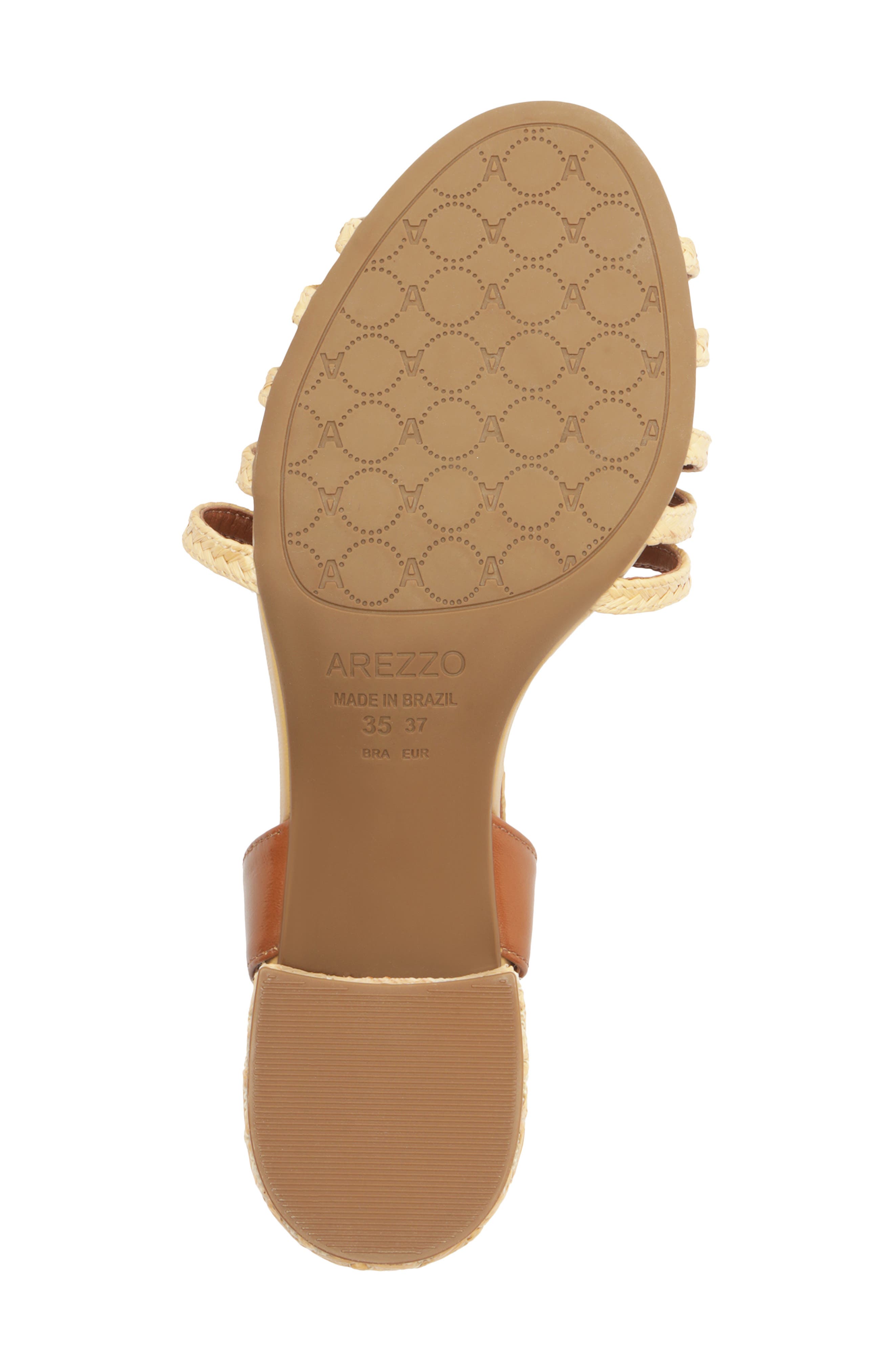 Arezzo Aria Ankle Strap Sandal, Alternate, color, Natural/ Soul Natural