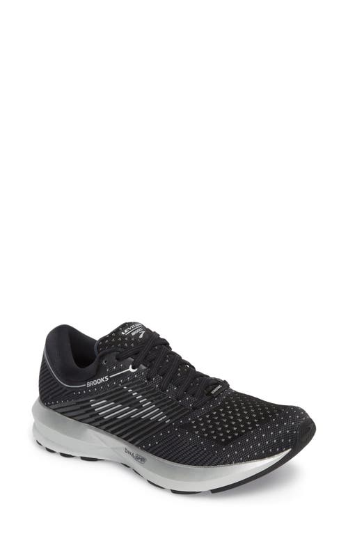 Brooks Levitate Running Shoe in Black/ebony/silver at Nordstrom, Size 8.5