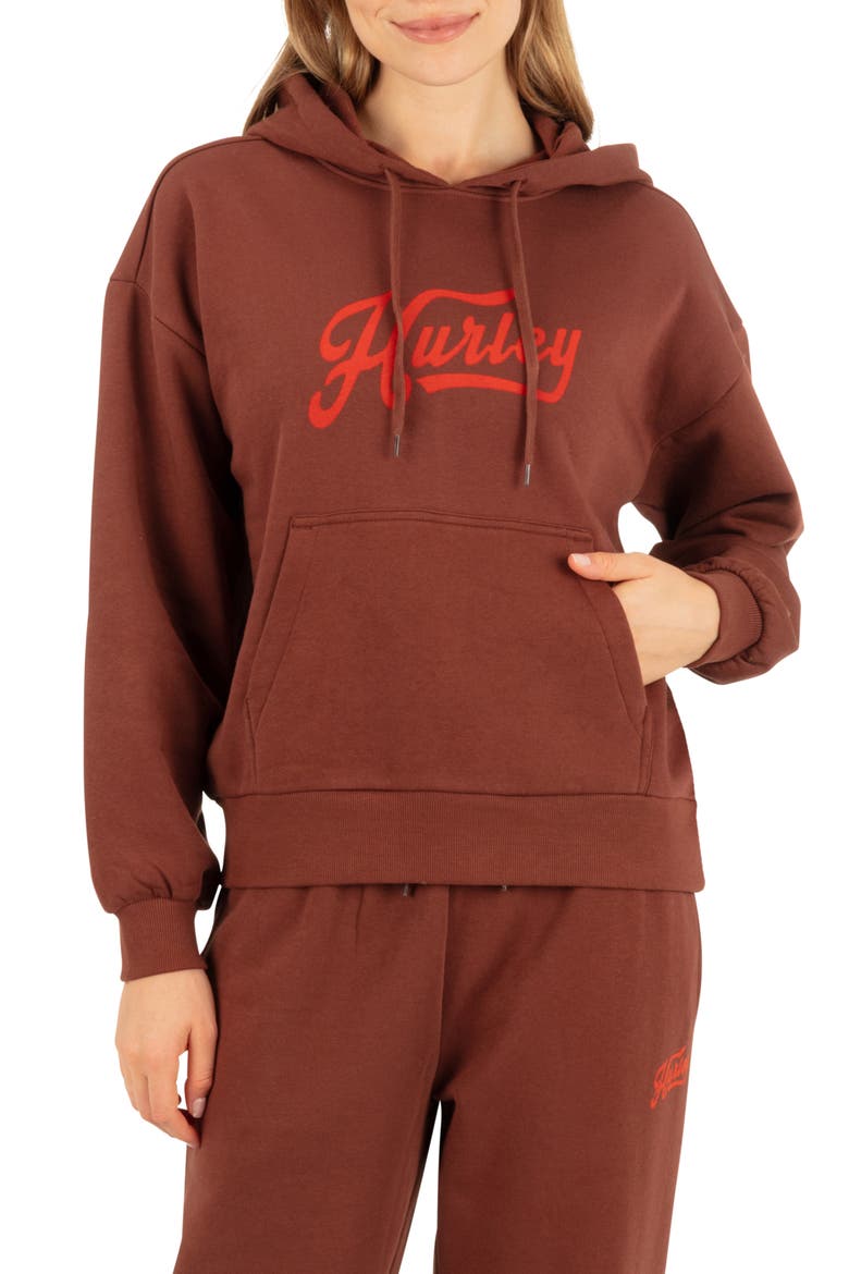 Vintage Penant Graphic Hoodie, Main, color, CAPPUCINO