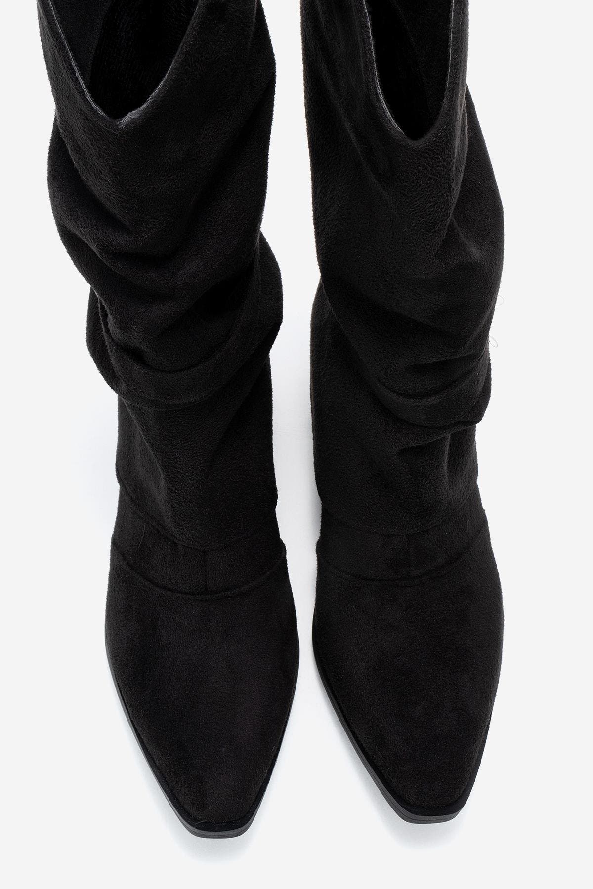 Okus Buckle Block Heel Boot - image 4
