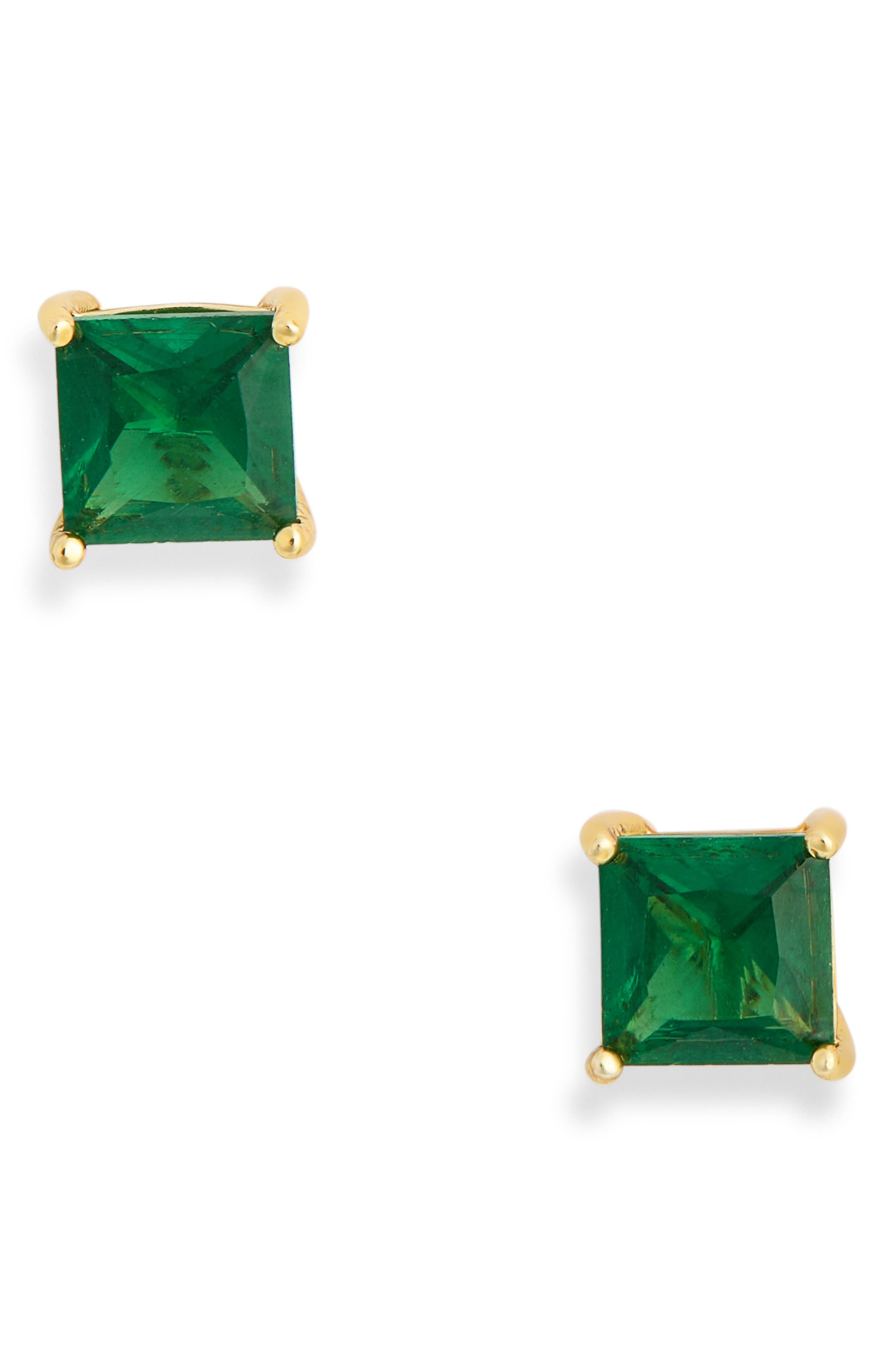 NORDSTROM RACK Princess Cut Cubic Zirconia Stud Earrings