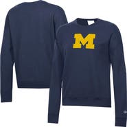 Champion Women's Champion Navy Michigan Wolverines Powerblend Sweatshirt