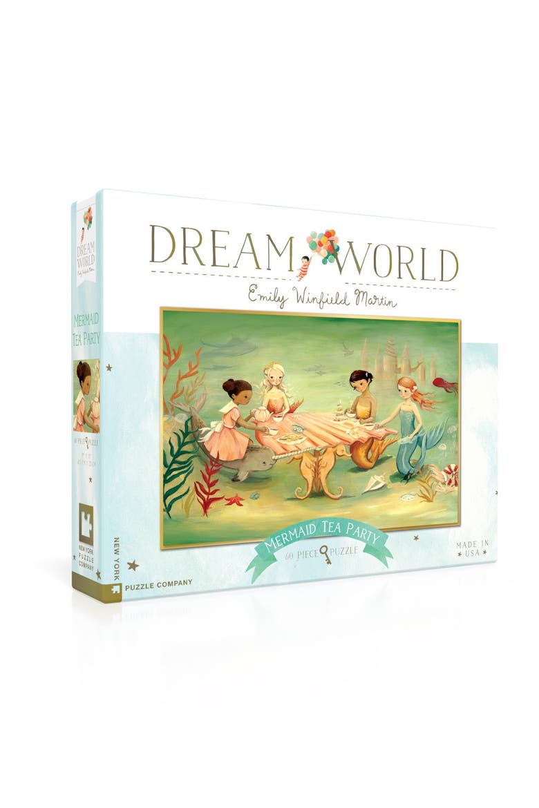 Mermaid Tea Party 60 Piece Puzzle, Alternate, color, No Color