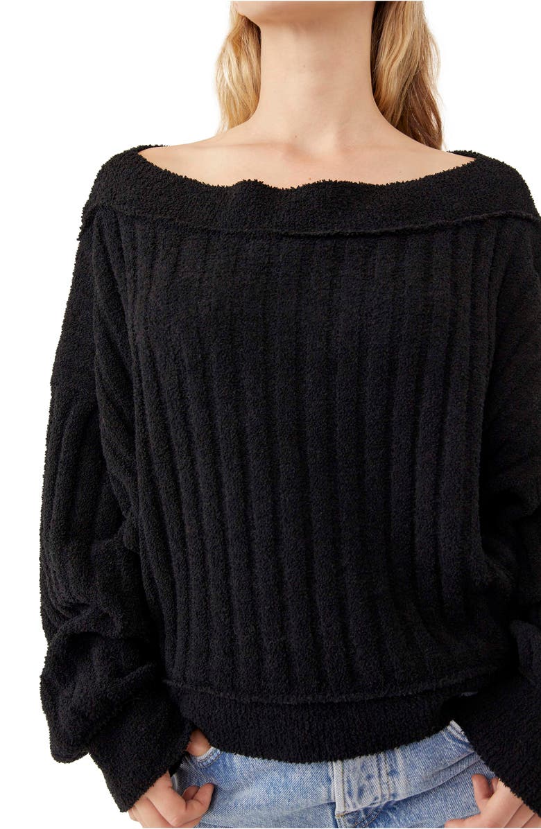 Free People Cabin Fever Convertible Neck Pullover, Alternate, color, 