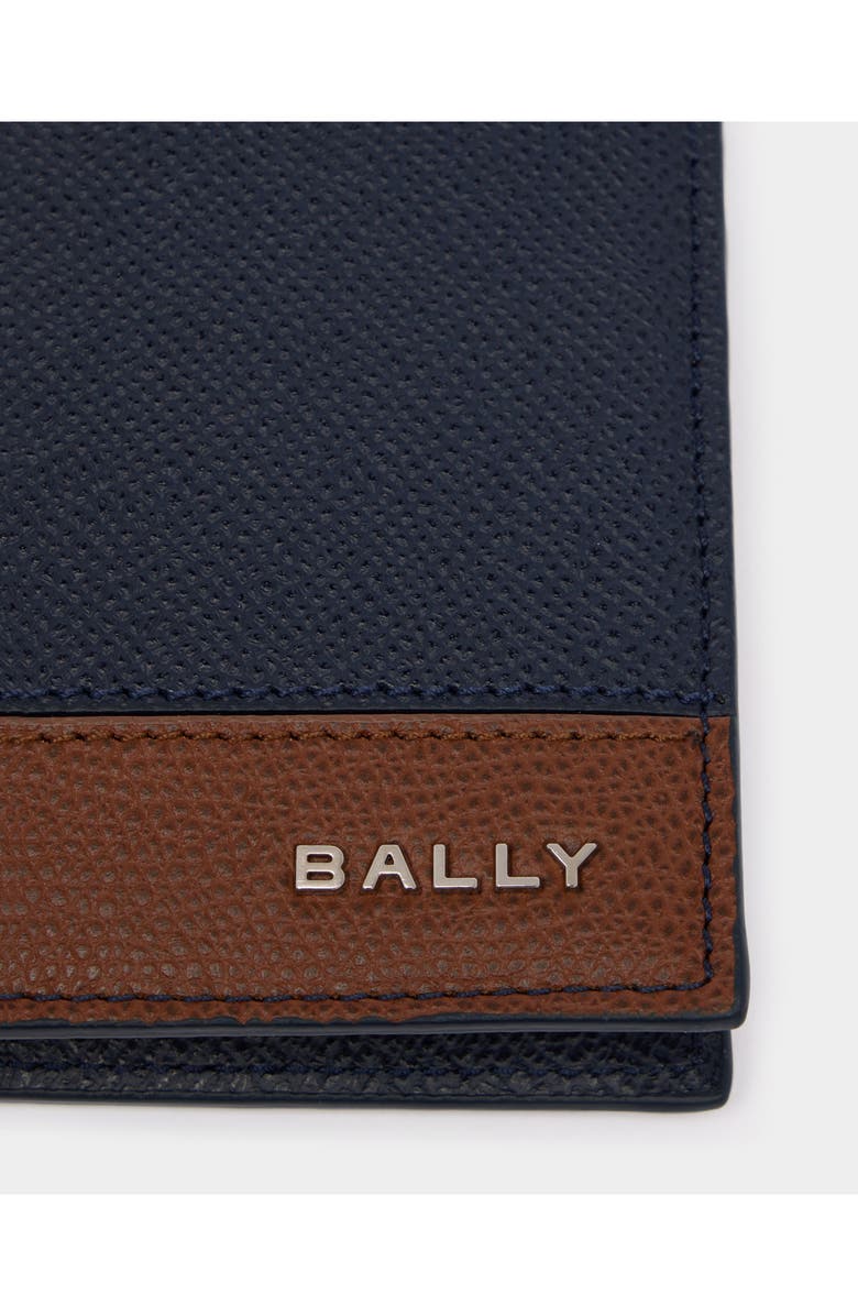 Bally Leather Bally Essential Wallet, Alternate, color, Blue
