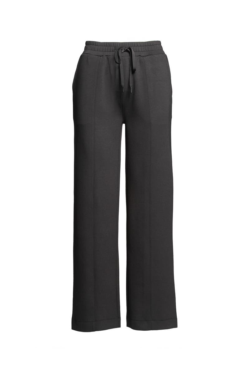 Single Stitch Ultra Soft Wide Leg Pant, Alternate, color, Black