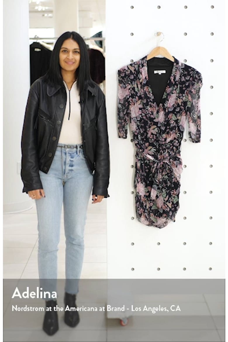 Antoinette Faux Wrap Mini Dress video