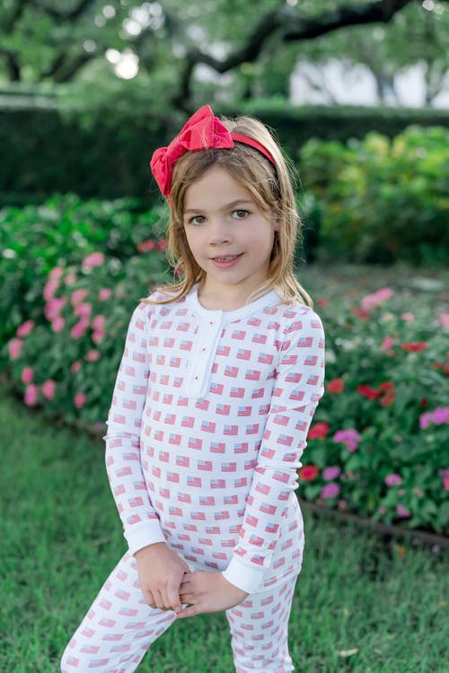 LILA AND HAYES LILA AND HAYES ALDEN GIRLS' PAJAMA PANT SET 