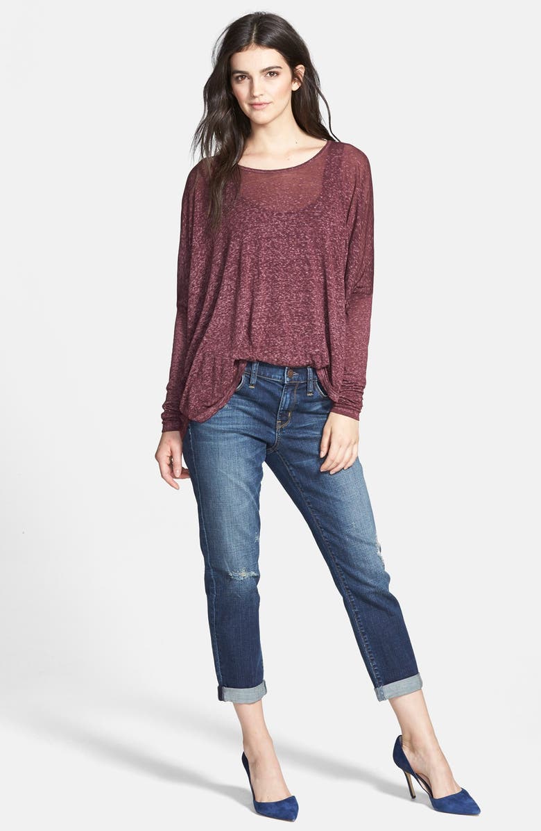 Treasure & Bond Treasure&Bond Boyfriend Jeans, Alternate, color, 