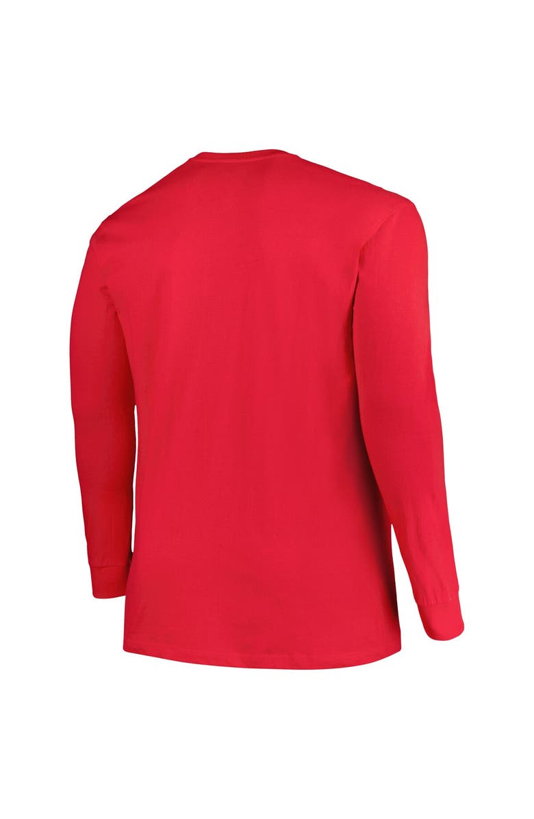 Champion Men's Champion Crimson Indiana Hoosiers Big & Tall Arch Long Sleeve T-Shirt, Alternate, color, 