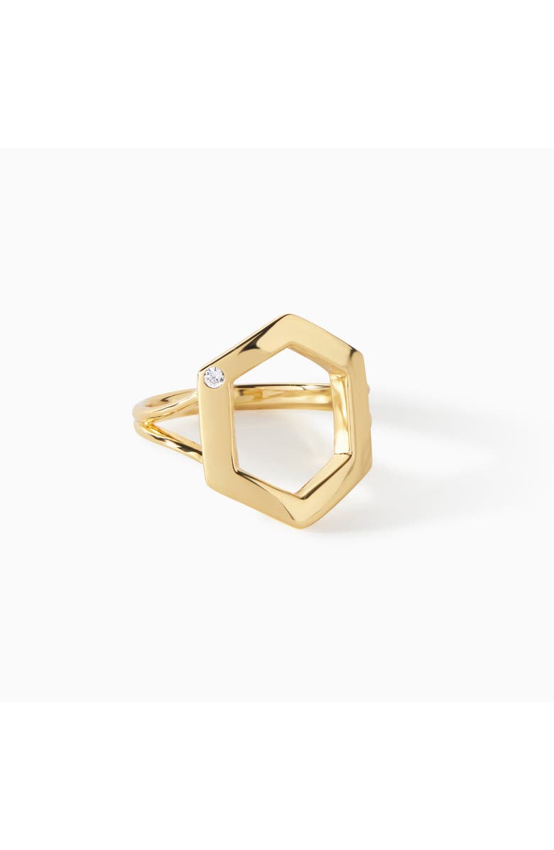 Ora Ana The Danielle Ring, Main, color, Gold/White Cz