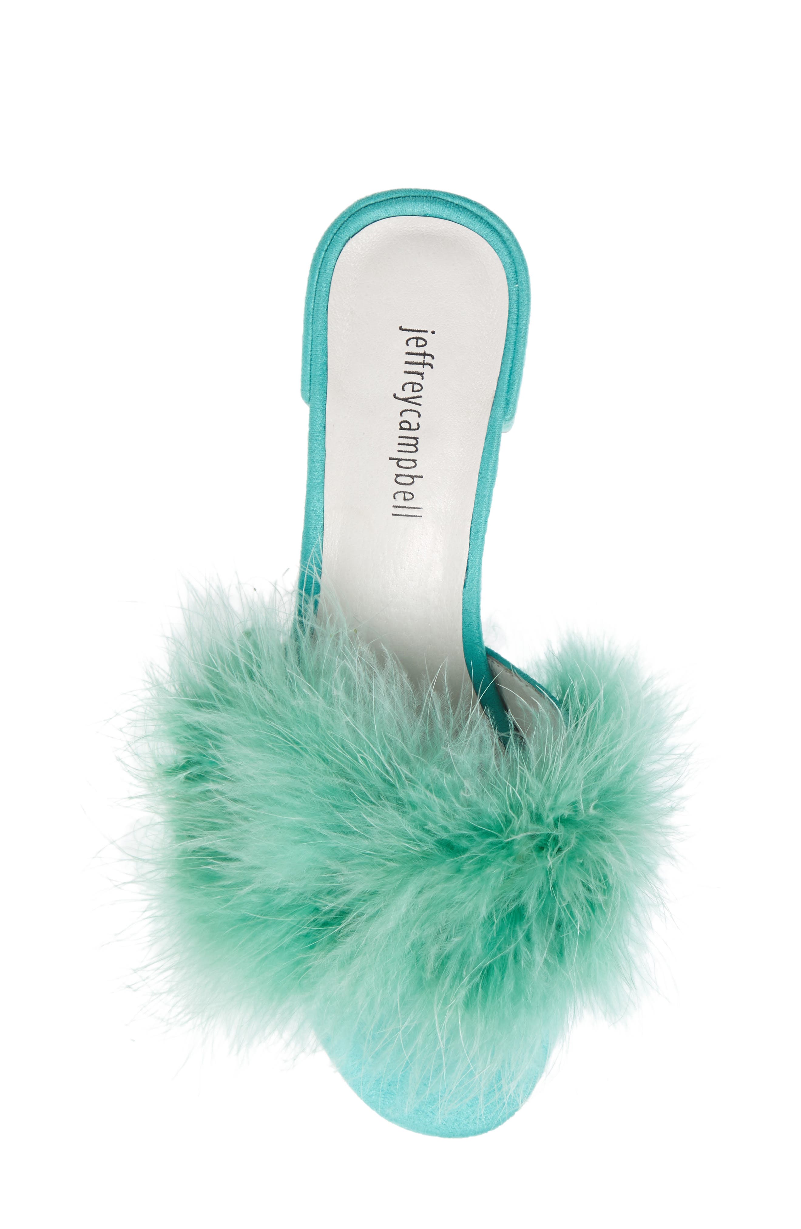 'Beaton' Slide Sandal, Alternate, color, MINT SUEDE