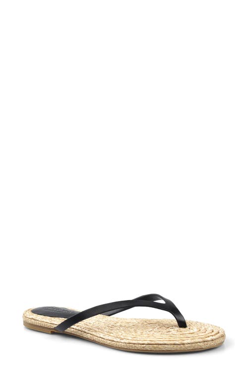 Artisan Crafted By Zigi Esterr Leather Flip Flop In Black