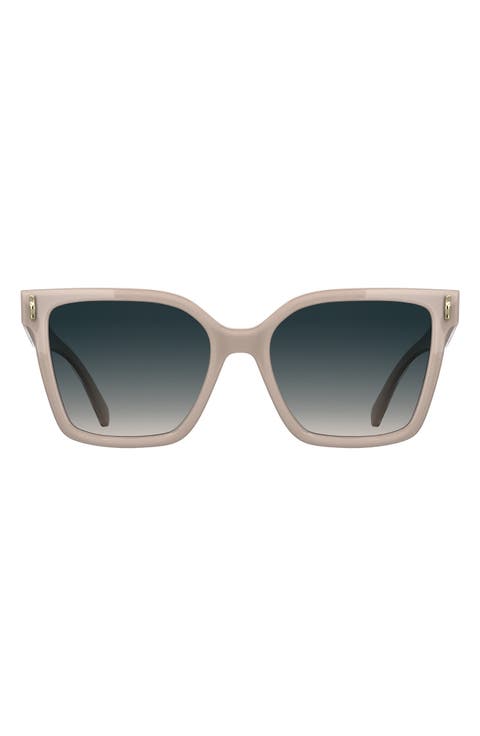 Roseau 55mm Modified Rectangular Sunglasses