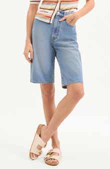 Veronica Beard Denim Bermuda Shorts