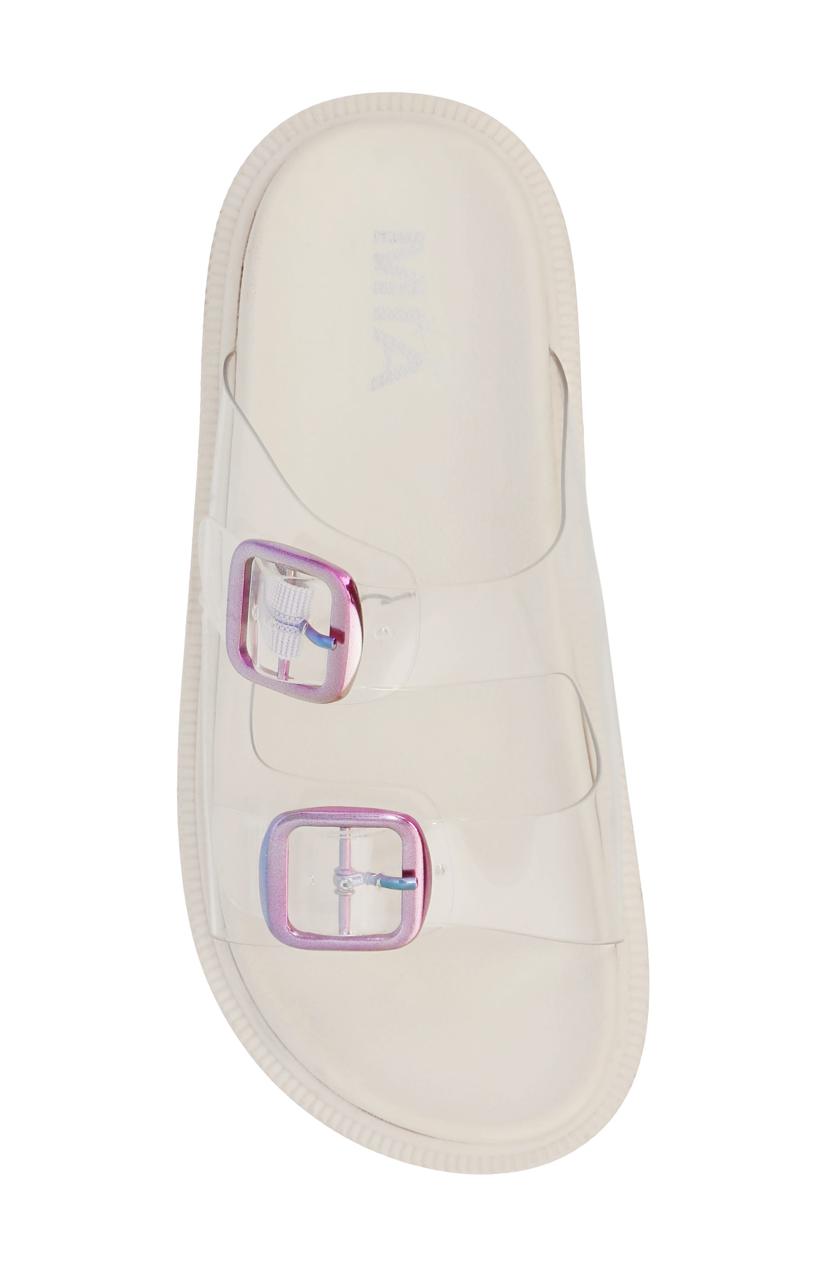 Kids' Elodee Clear Slide Sandal, Alternate, color, CLEAR