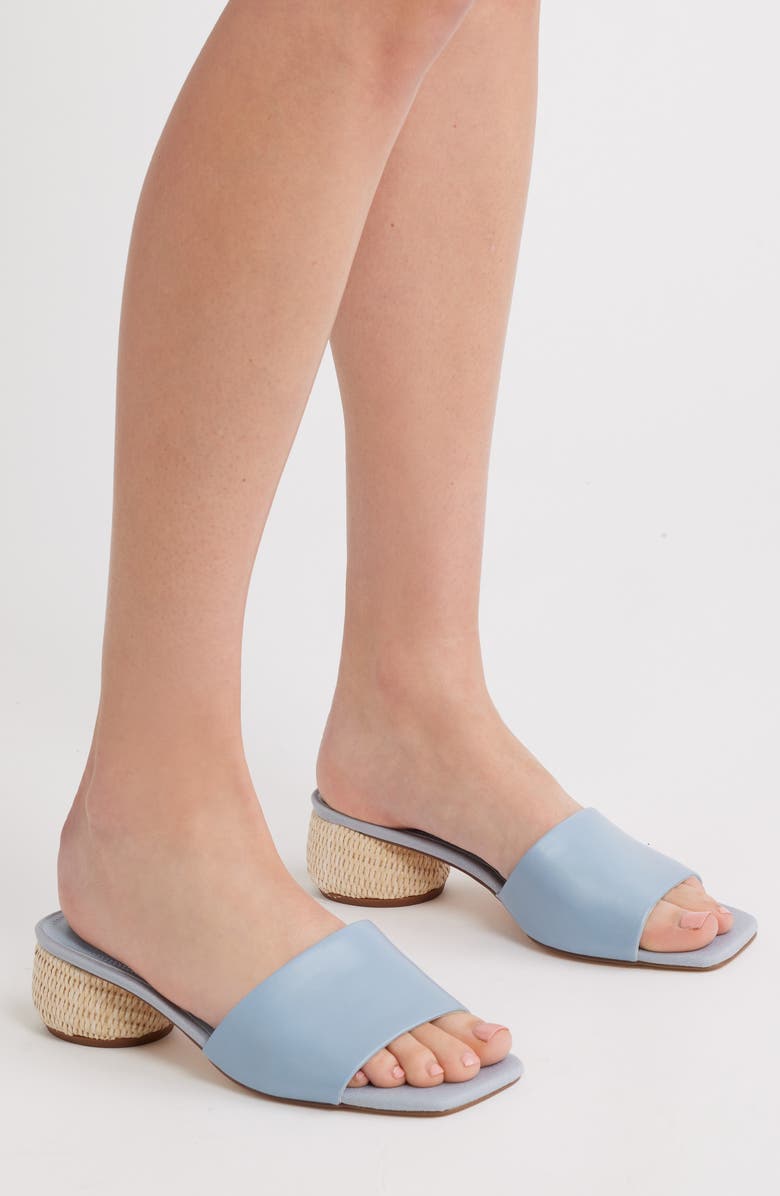 Nordstrom Winona Slide Sandal, Alternate, color, Blue Fog