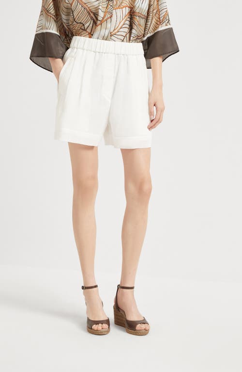 Brunello Cucinelli Organza Baggy Shorts