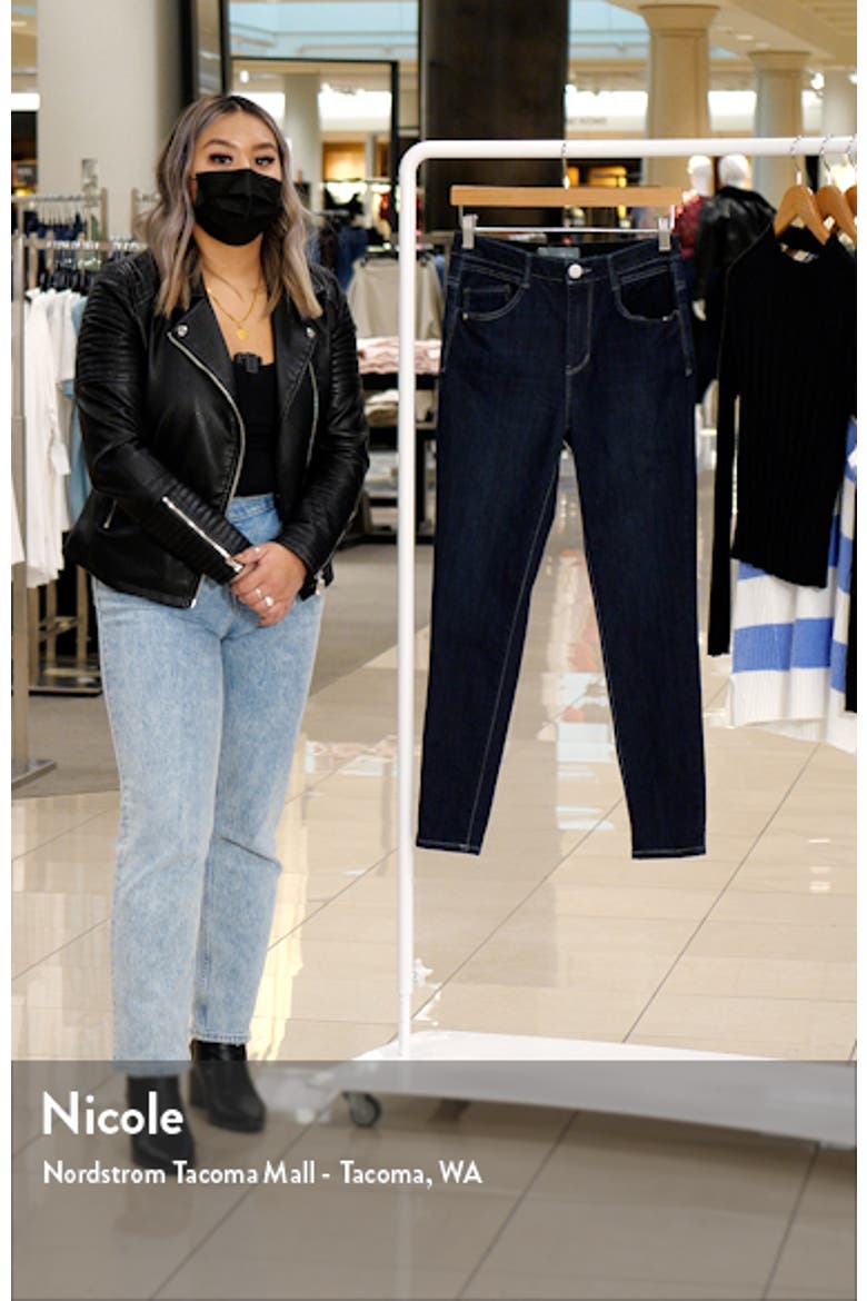 'Ab'Solution Sky Rise Skinny Jeans (Nordstrom Exclusive) video
