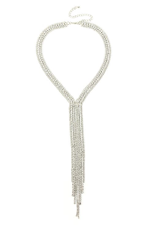 Cindy Long Fringe Necklace
