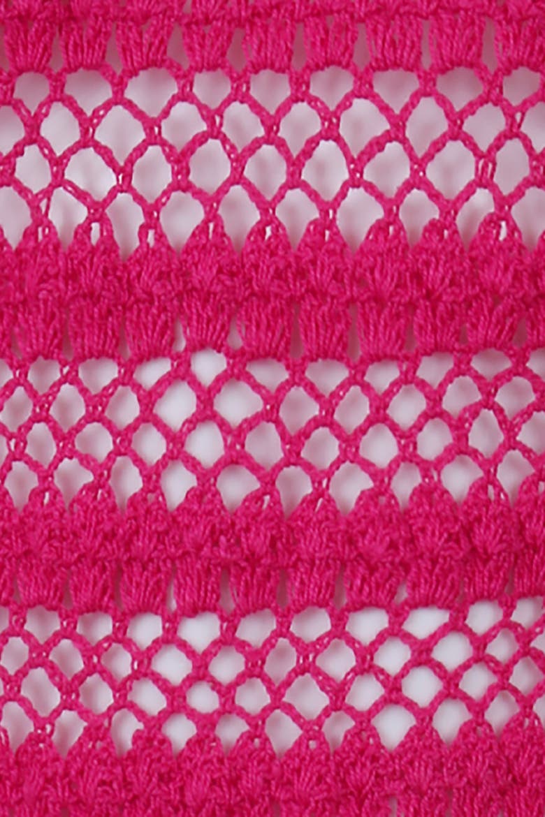 Kendall Crochet Dress, Alternate, color, Lotus Pink