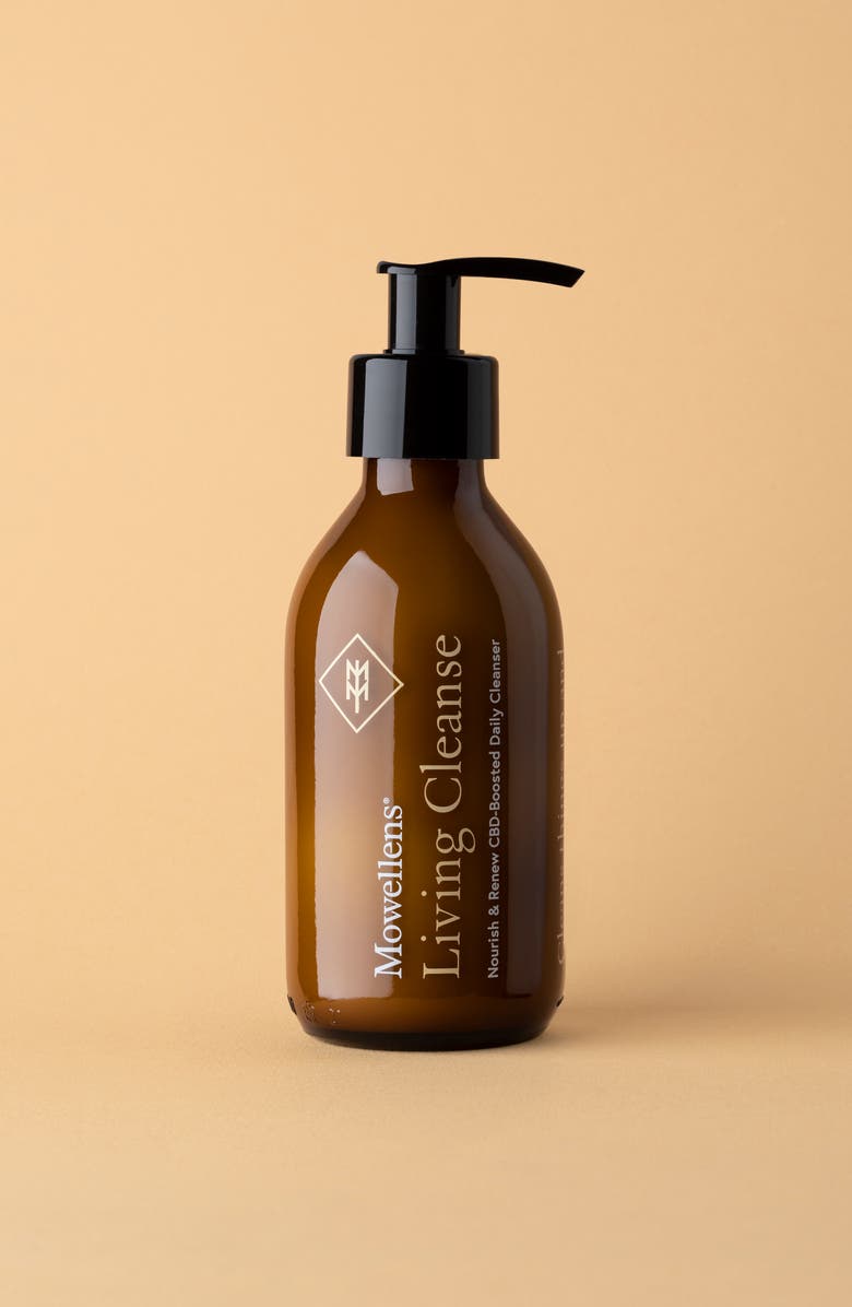 Mowellens Living Cleanse Nourish & Renew CBD-Boosted Daily Cleanser, Alternate, color, 