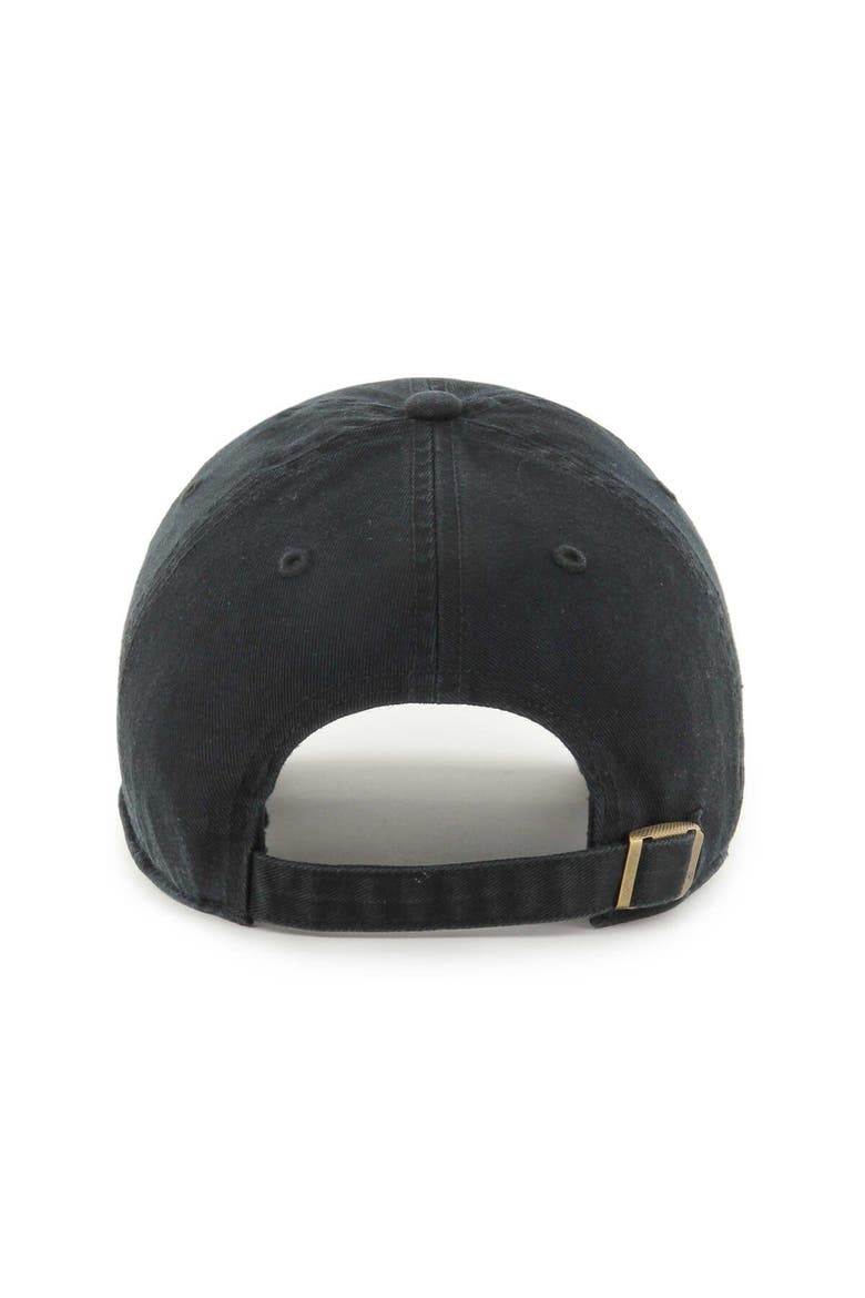 Women's '47  Black Utah Jazz Confetti Undervisor Clean Up Adjustable Hat, Alternate, color, Black