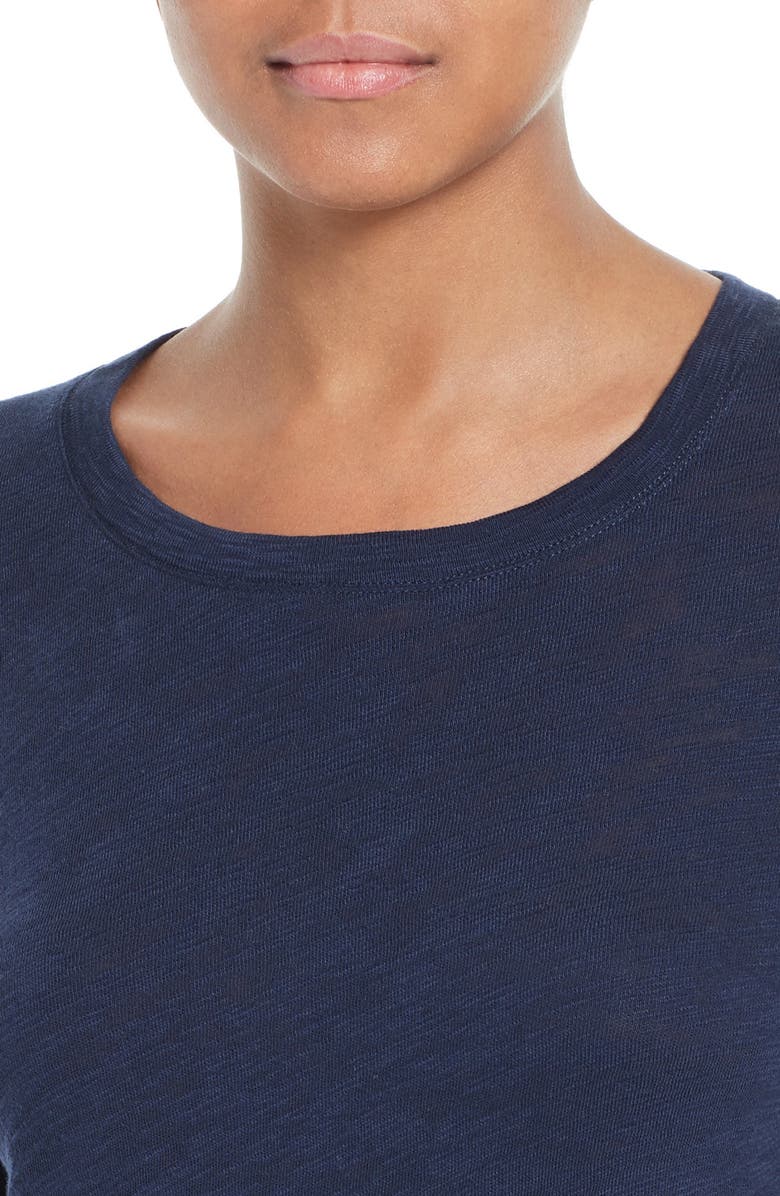 ATM Anthony Thomas Melillo Destroyed Wash Tee, Alternate, color, Midnight