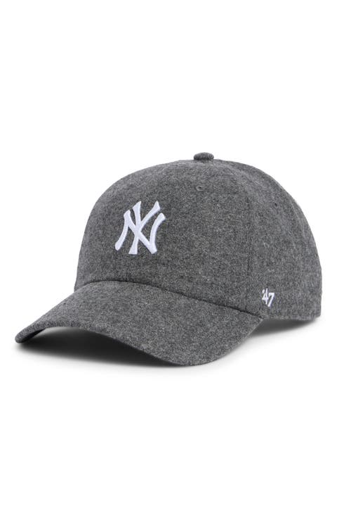 Yankees Serif Wool Baseball Cap