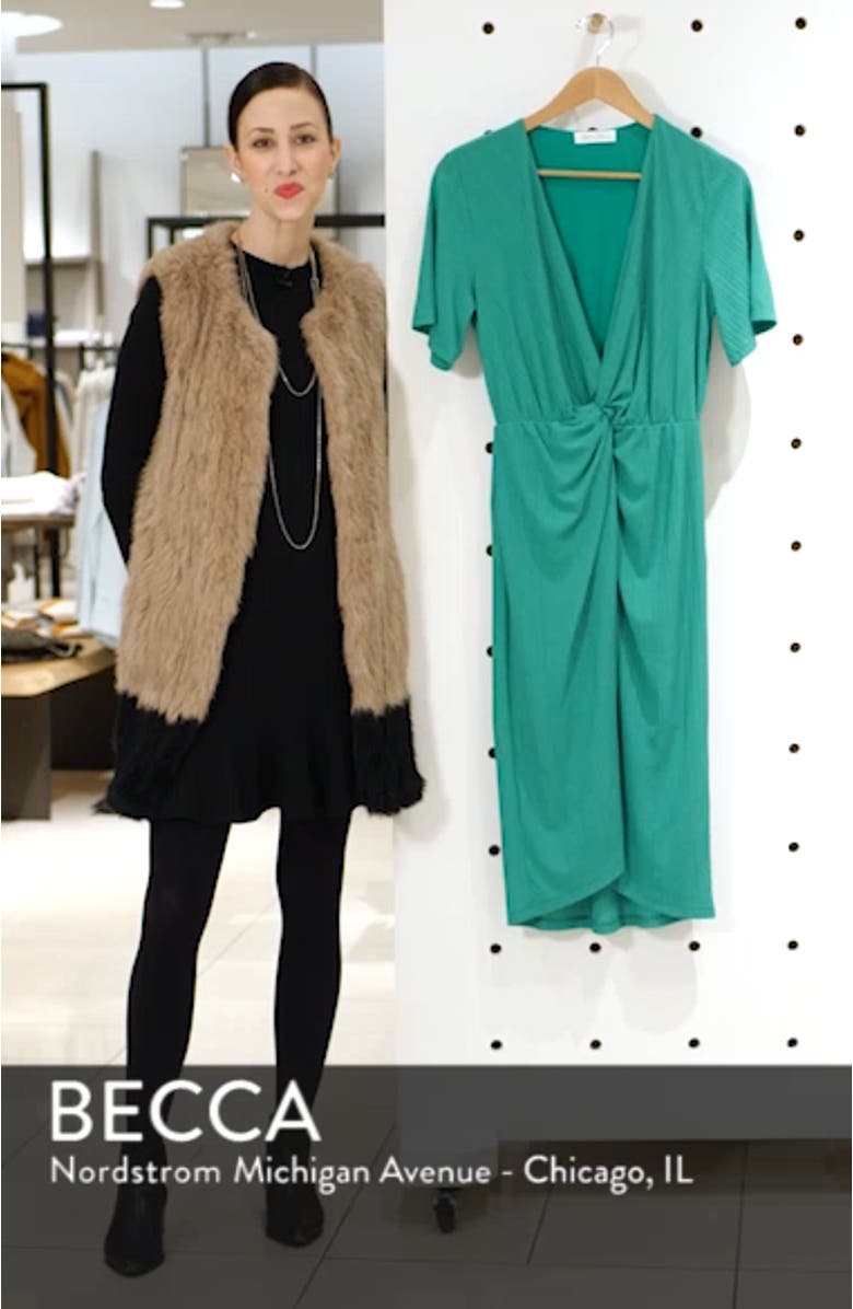 Knot Front Midi Dress, sales video thumbnail