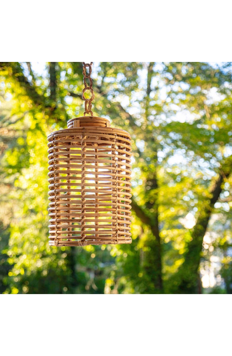 Wicker Village Oval Lampshade, Alternate, color, Natural