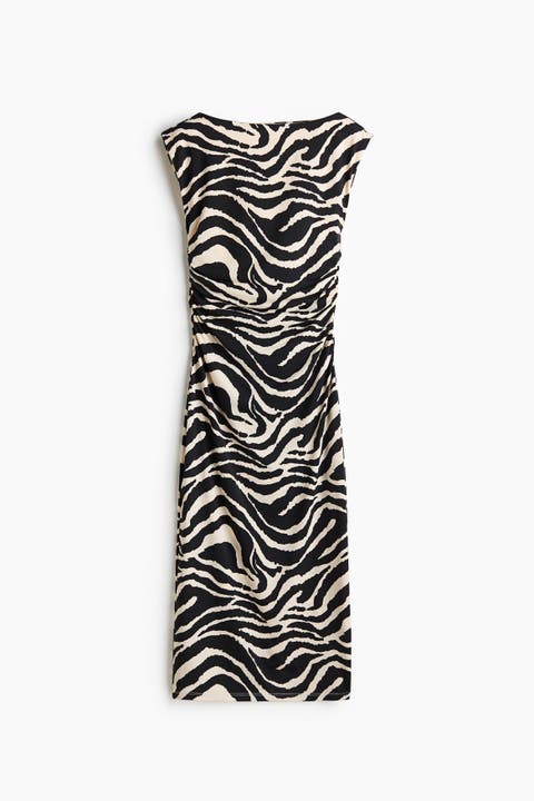Cap-sleeved Dress