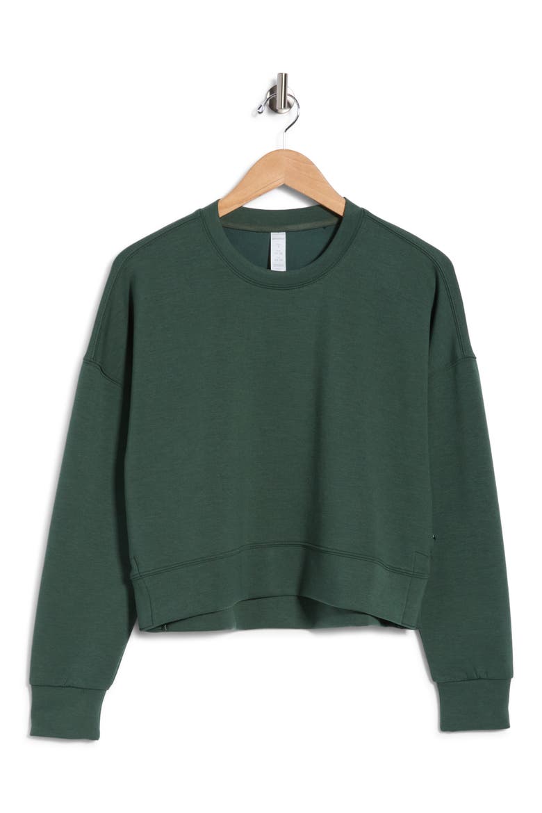 Adelaide Crop Sweatshirt, Main, color, GARDEN TOPIARY