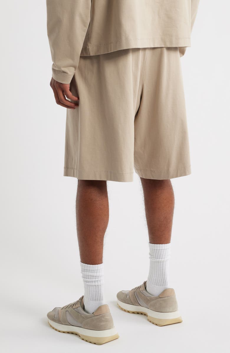Fear of God Essentials Jersey Basketball Sweat Shorts, Alternate, color, Timber