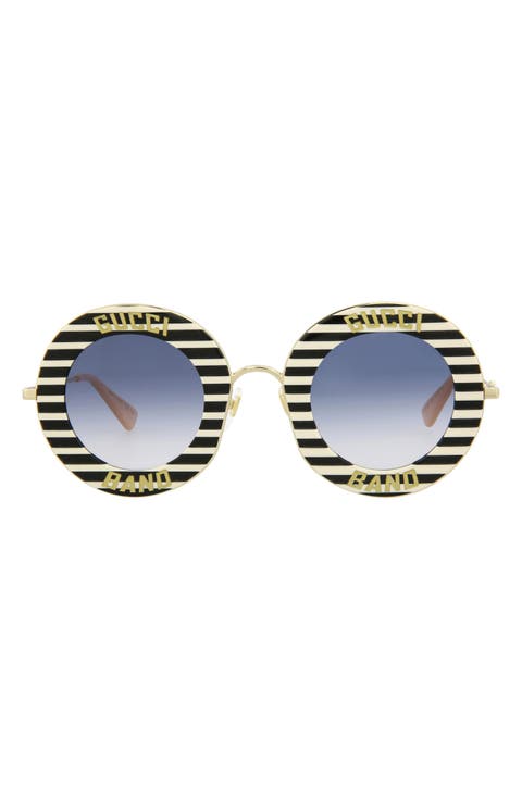 44mm Gradient Round Sunglasses