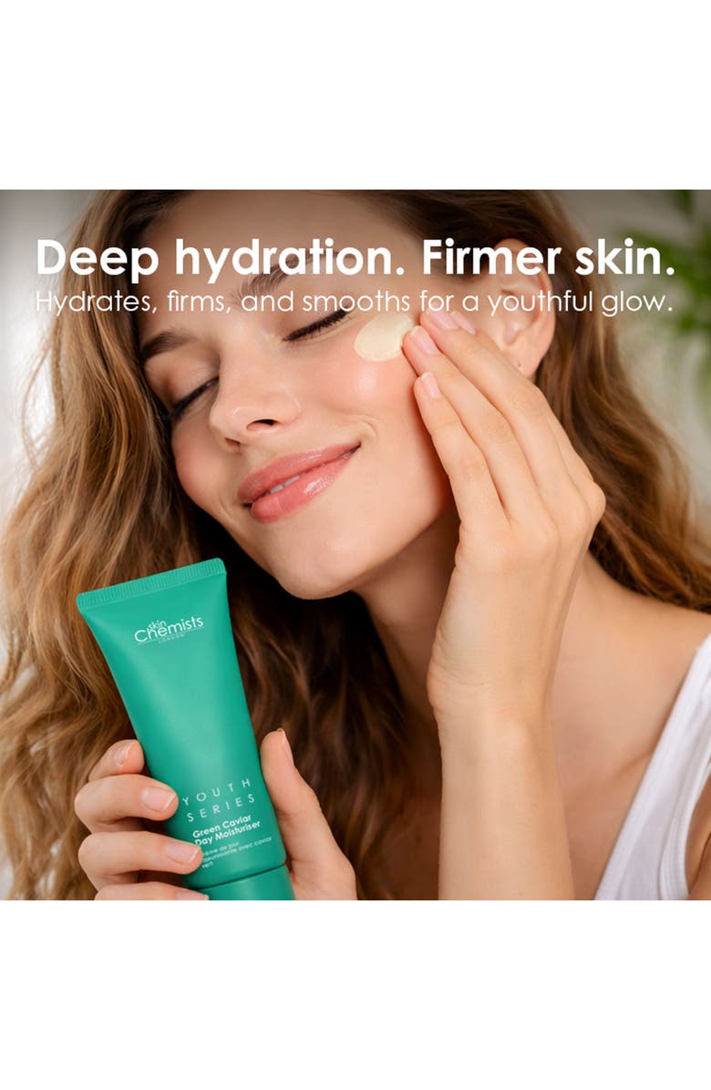 SKINCHEMISTS Green Caviar Day Cream 50ml for Fine Lines & Wrinkles, Anti-Aging, Alternate, color, White