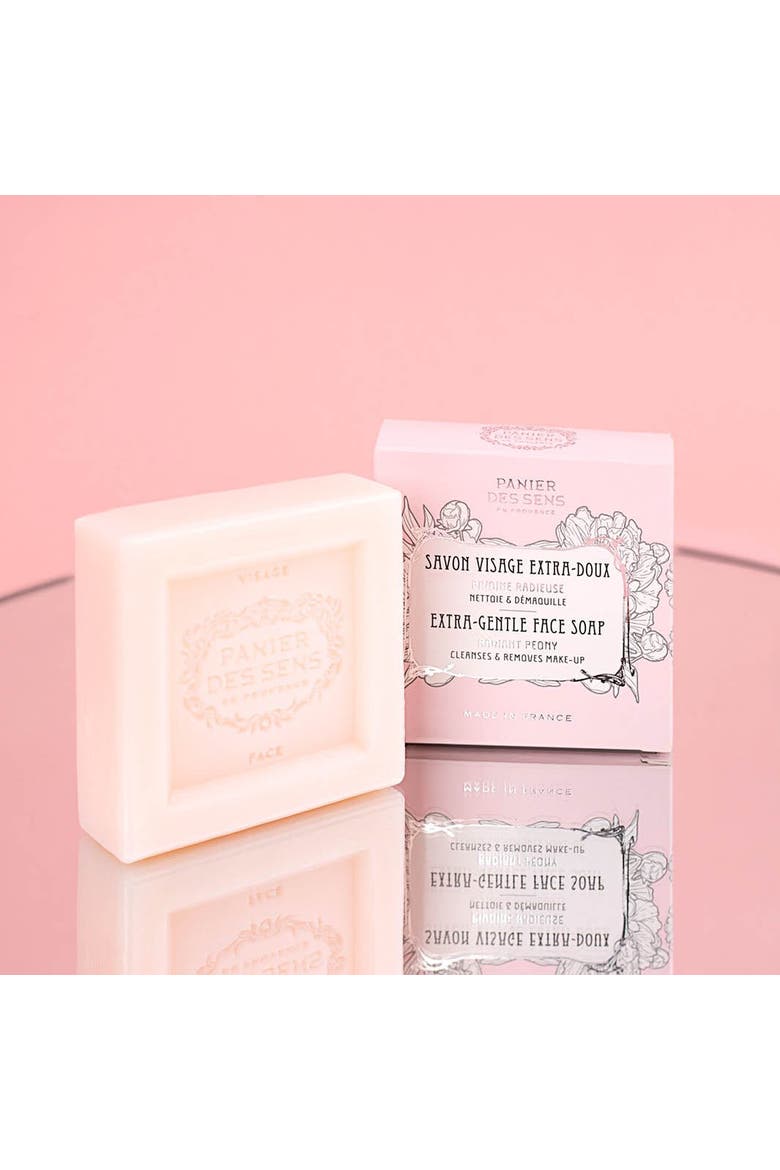 Radiant Peony Extra-Gentle facial Soap, Alternate, color, Pink
